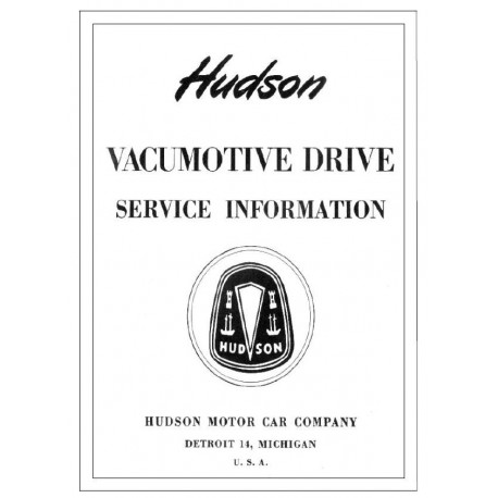 Hudson Vacumotive Drive