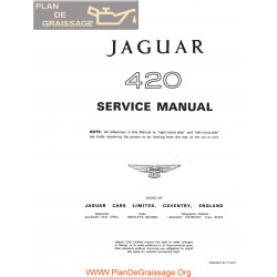 Jaguar 420 Service Manual