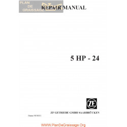 Jaguar Zf 5hp24 Transmission Repair Manual
