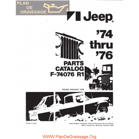 Jeep 1974 1976 Parts