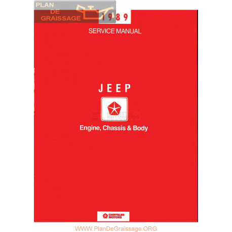 Jeep Chrysler 1989 Electrical Service Manual