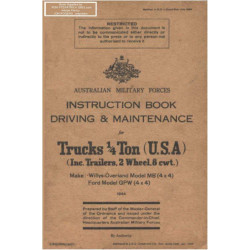 Jeep Willy Instruction Book