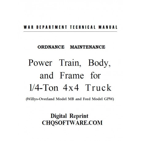 Jeep Willys Manuel Technique Anglais2