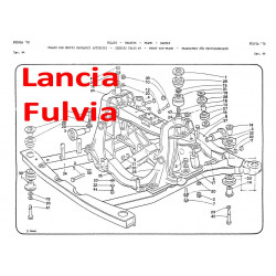 Lancia Fulvia 1970 Table Pieces