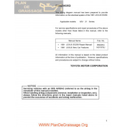 Lexus Es 250 Fsm 1991 Wiring Diagrams