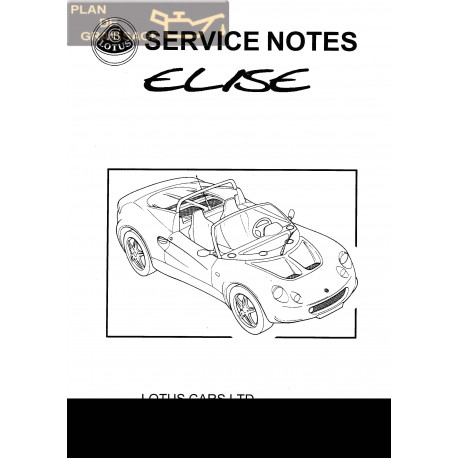 Lotus Elise A111t0327j 1996 Service Manual