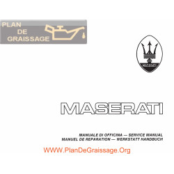 Maserati Biturbo 2000 2500 2800 Service Manuals