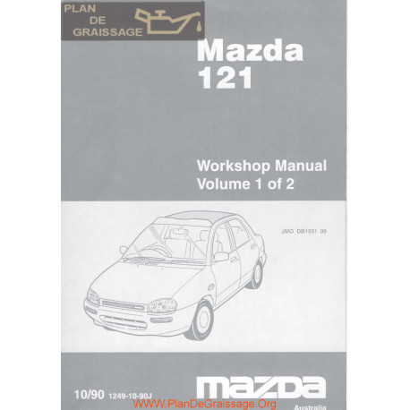 Mazda 121 1990 Manual P1