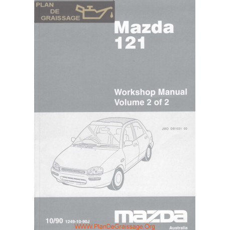 Mazda 121 1990 Manual P2