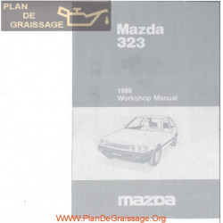Mazda 323 Turbo 1988 Workshop Manual