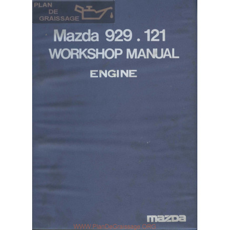 Mazda 929 121 Workshop Manual Engine