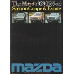 Mazda 929 Booklet 1977 United Kingdom