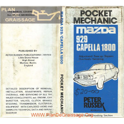 Mazda 929 Capella 1800 Pocket Mechanic