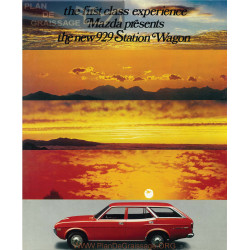Mazda 929 Station Wagon Booklet 1973 Europe