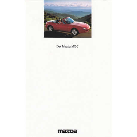 Mazda Mx5 Brochure 1995