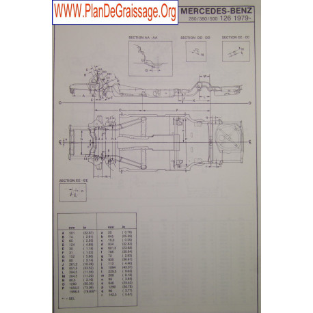 Mercedes Benz 280 380 500 126 1979