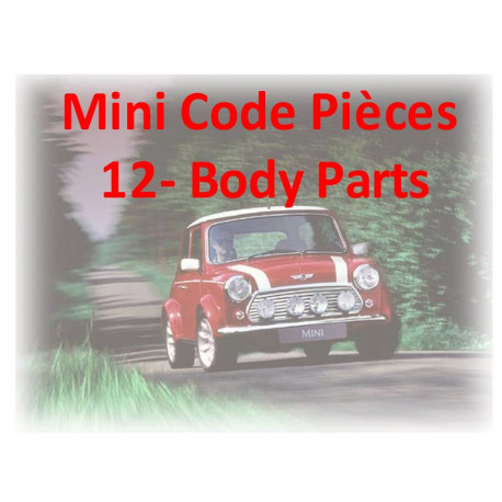Mini Code Pieces 12 Body Parts