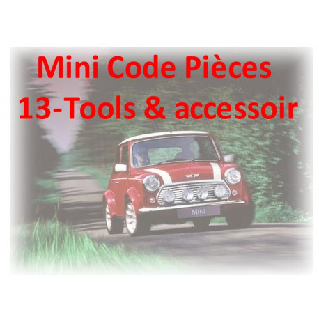 Mini Code Pieces 13 Tools Accessoir