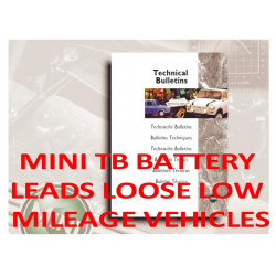 Mini Tb Battery Leads Loose Low Mileage Vehicles