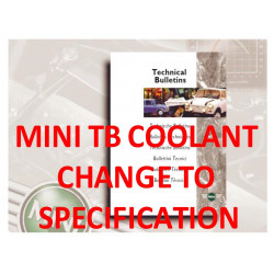 Mini Tb Coolant Change To Specification