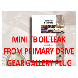 Mini Tb Oil Leak From Primary Drive Gear Gallery Plug