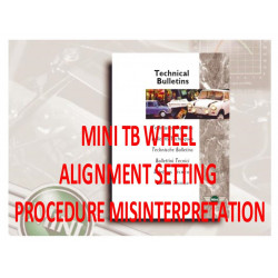 Mini Tb Wheel Alignment Setting Procedure Misinterpretation