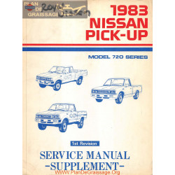 Nissan 720 Pick Up 1983 Service Manual Supplement