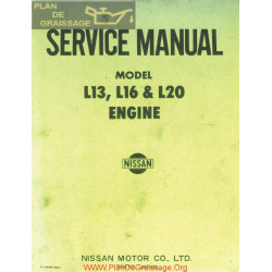 Nissan L13 L16 L20 Engines Service Manual