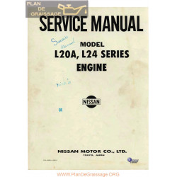 Nissan L20a L24 Enginel Service Manual