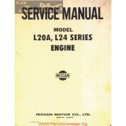Nissan L20a L24 Series Engine Service Manual