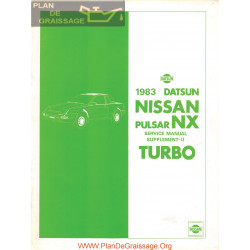 Nissan Pulsar Nx Turbo 1983 Suppliment Ii