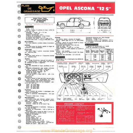 Opel Ascona 12s Ft