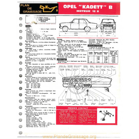 Opel Kadett B 12s Ft