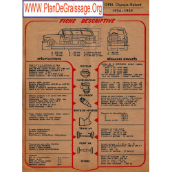 Opel Olympia Rekord 1954 1959 Fd