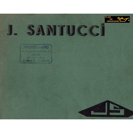 Peugeot 10 11 12 Cv 302 402 Catalogue Santucci Des Pieces Detachees