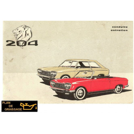 Peugeot 204 Cc Conduite Entretien