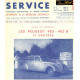 Peugeot 402 B Note De Service Revue Service