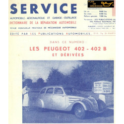 Peugeot 402 B Note De Service Revue Service