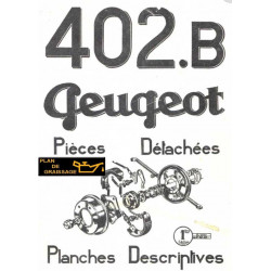 Peugeot 402 Pieces Dertacheess Planches Descriptives