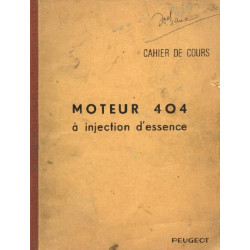 Peugeot 404 Manuel Cours Injection