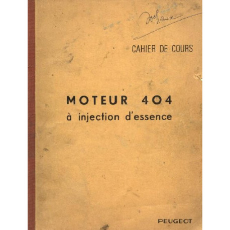 Peugeot 404 Manuel Cours Injection