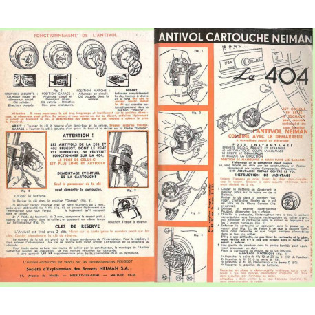 Peugeot 404 Neimann Essence