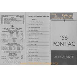 Pontiac Accessories Brochure 1956