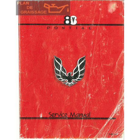 Pontiac Firebird 1988 Service Manual