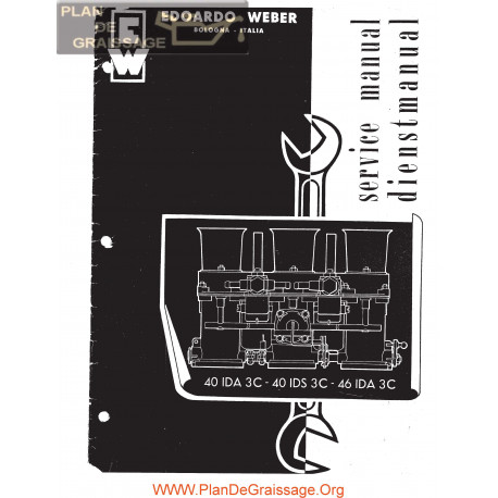 Porsche 914 6 Weber 40 46 Idaz Ids Service Manual