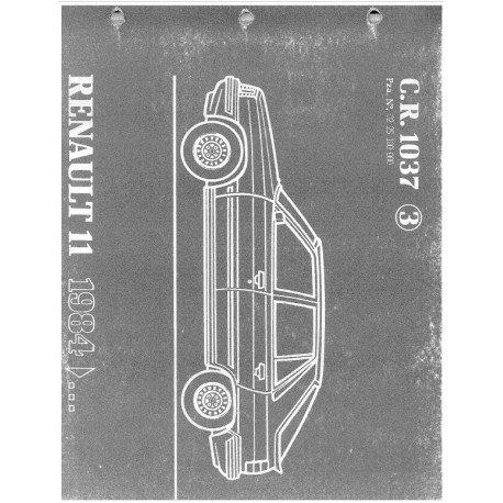 Renault 11 1984 Cr1037