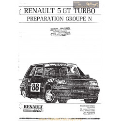 Renault 5 Gt Turbo Preparation Groupe N 1988