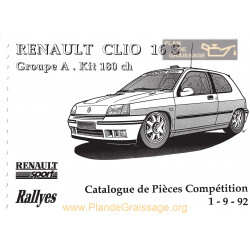 Renault Clio 16 S Gr A Kit 180 Ch Competition