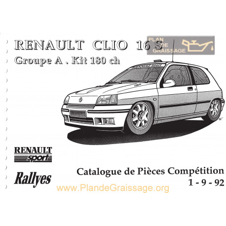 Renault Clio 16 S Gr A Kit 180 Ch Competition