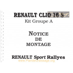 Renault Clio 16 S Kit Groupe A